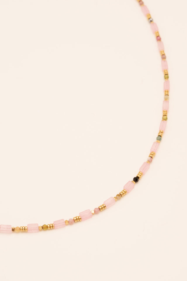 Necklace Bohm Paris - Carlota - Quartz Rose - Bohm Paris - Necklace