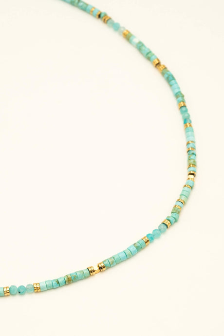 Necklace Bohm Paris - Cybelle - Howlite Bluee - Bohm Paris - Necklace