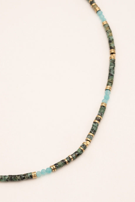 Necklace Bohm Paris - Cybelle - Turquoise Africaine - Bohm Paris - Necklace