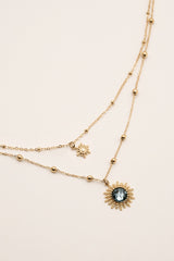 Necklace Bohm Paris - Dao - Blue Denim - Bohm Paris - Necklace