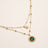 Necklace Bohm Paris - Dao - Emeraude - Bohm Paris - Necklace