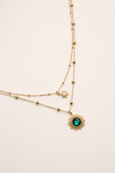 Necklace Bohm Paris - Dao - Emeraude - Bohm Paris - Necklace