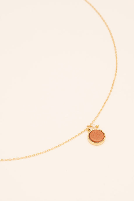 Necklace Bohm Paris - Emllo - Golden Sand Stone - Bohm Paris - Necklace