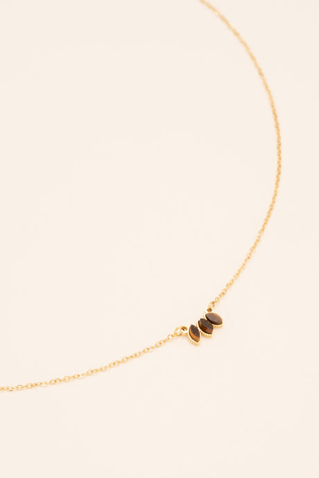 Necklace Bohm Paris - Frances - Tiger's Eye - Bohm Paris - Necklace