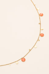 Necklace Bohm Paris - Khalissa - Orange Electric - Bohm Paris - Necklace