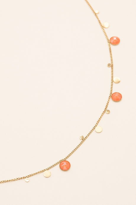 Necklace Bohm Paris - Khalissa - Orange Electric - Bohm Paris - Necklace