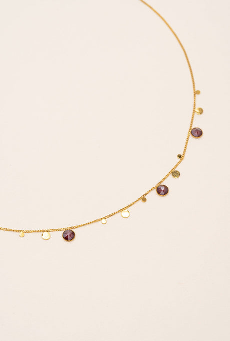 Necklace Bohm Paris - Khalissa - Prune - Bohm Paris - Necklace