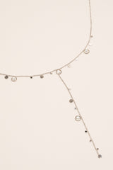 Necklace Bohm Paris - Khalissa Y - Silver Cristal - Bohm Paris - Necklace