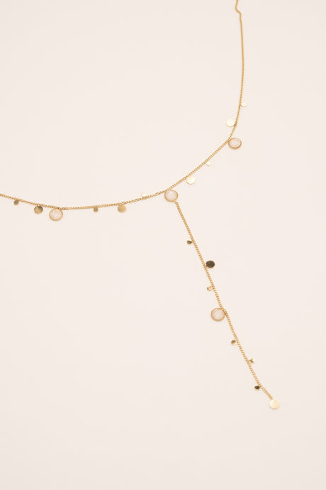 Necklace Bohm Paris - Khalissa Y - Beige Rosé - Bohm Paris - Necklace