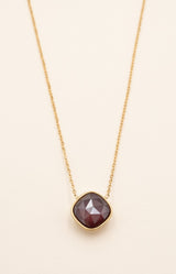 Necklace Bohm Paris - Léa - Prune - Bohm Paris - Necklace