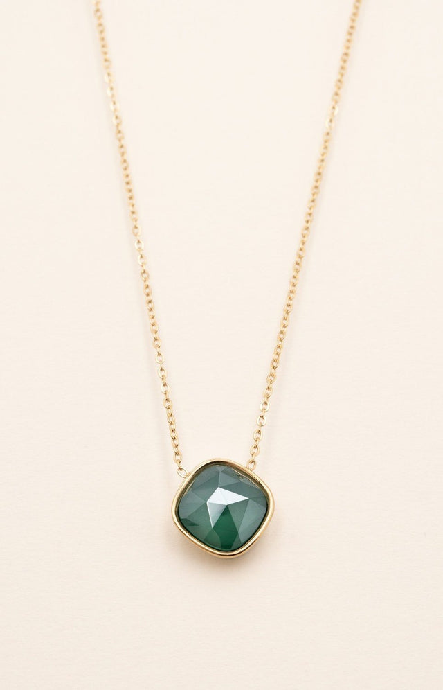 Necklace Bohm Paris - Léa - Green Foncé - Bohm Paris - Necklace