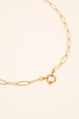 Necklace Bohm Paris - Locker Maxiline - Gold - Bohm Paris - Necklace