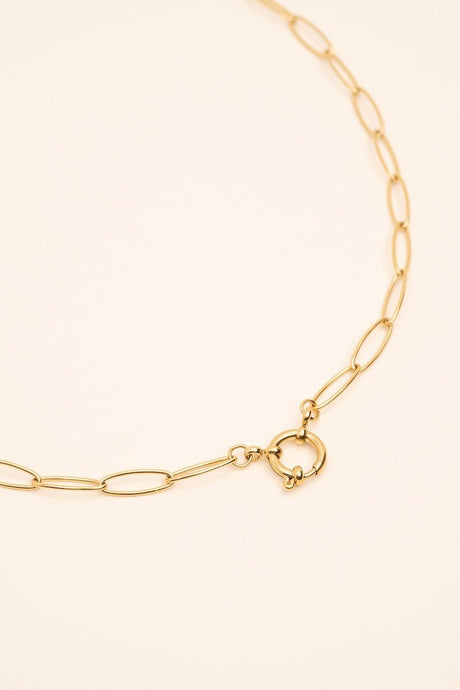 Necklace Bohm Paris - Locker Maxiline - Gold - Bohm Paris - Necklace