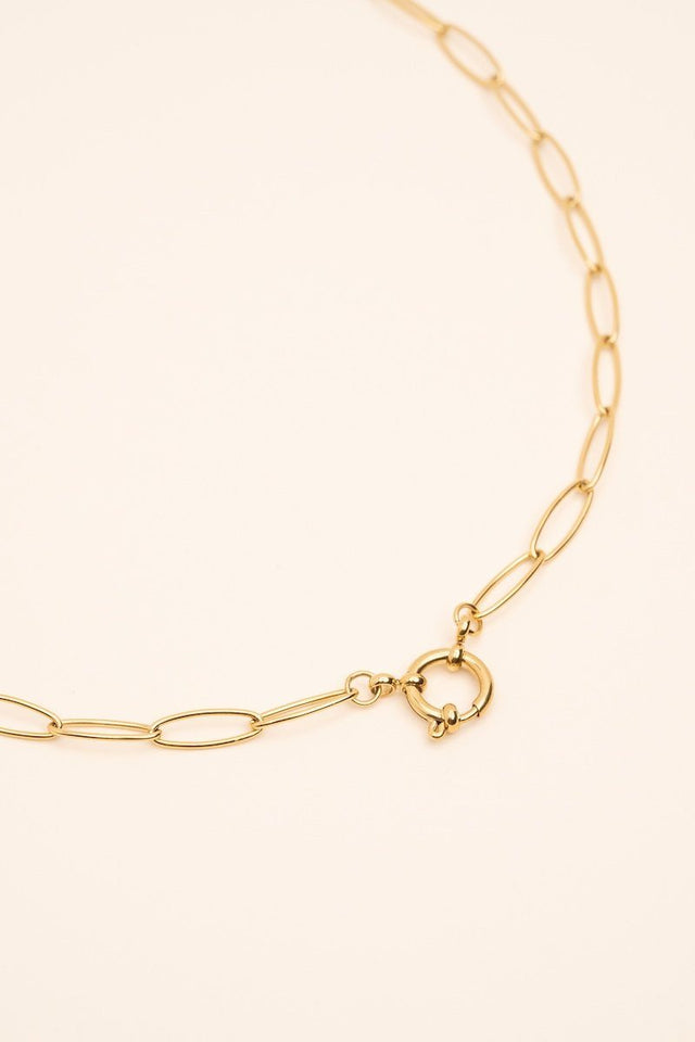 Necklace Bohm Paris - Locker Maxiline - Gold - Bohm Paris - Necklace