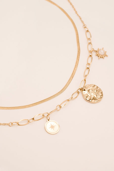 Necklace Bohm Paris - Mélany - Beige Rosé - Bohm Paris - Necklace