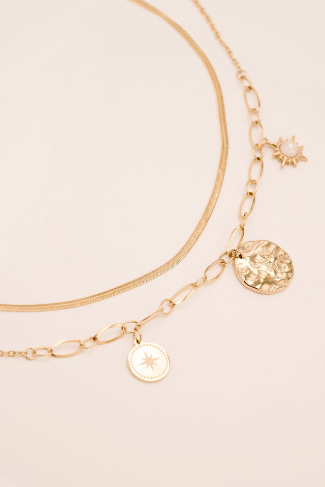 Necklace Bohm Paris - Mélany - Beige Rosé - Bohm Paris - Necklace