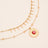 Necklace Bohm Paris - Melissane - Fraise - Bohm Paris - Necklace