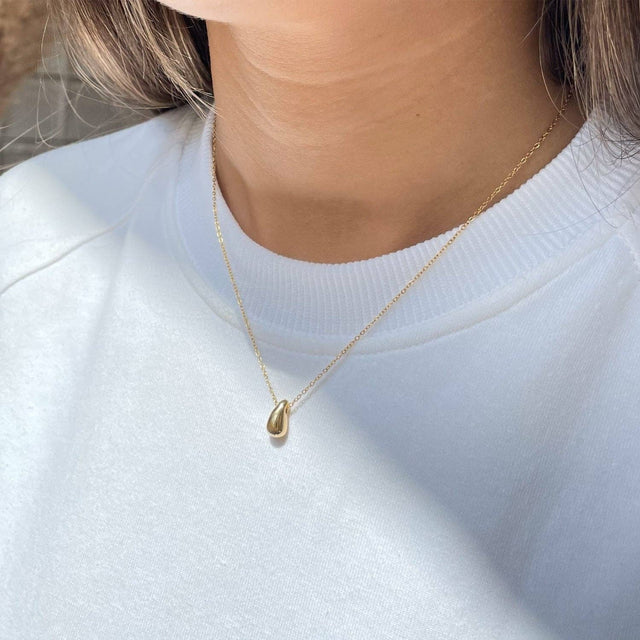 Drop Deluxe Necklace | 18k Gold Plated - - Prim & Proper -