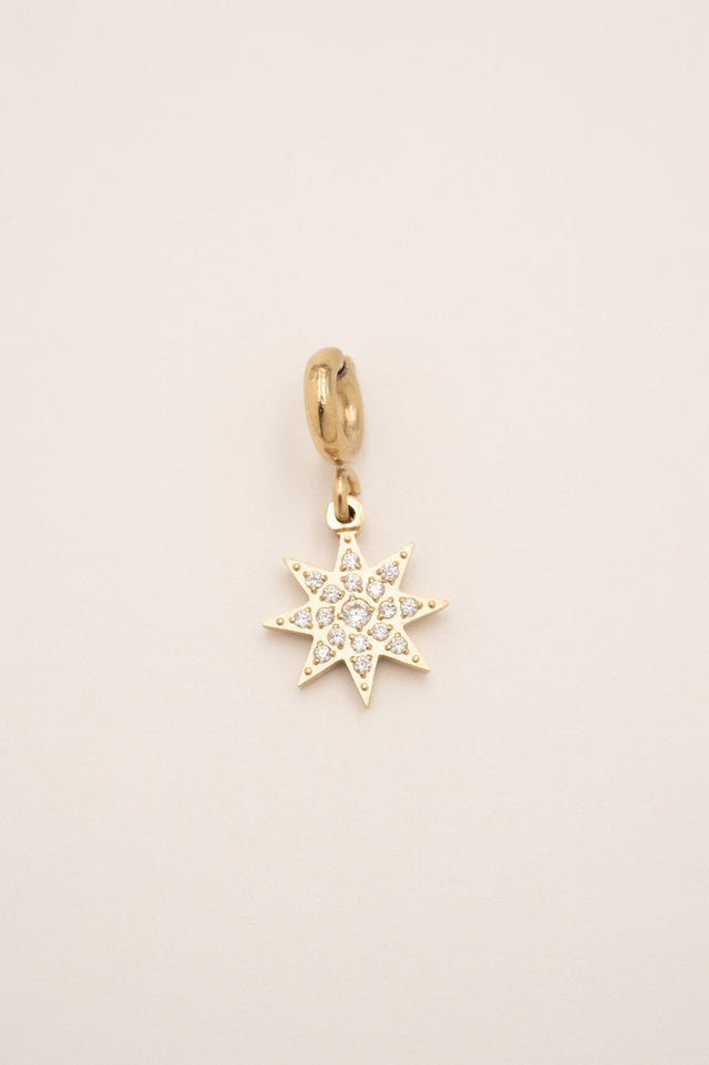 Bohm Paris Charm - Ruby - Star Locket - Default Title - Bohm Paris - Charms